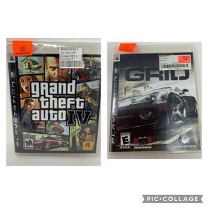 Grand Theft Auto IV and GRID PS3 Preowned Video Games